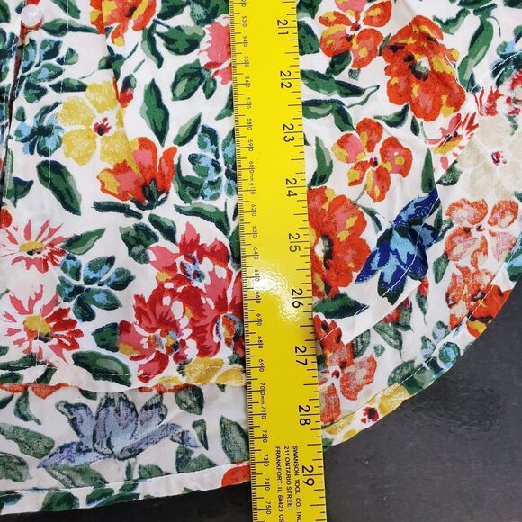 Intro Button Front Blouse Floral Tunic ¾ sleeves Size Small S - Picture 7 of 7